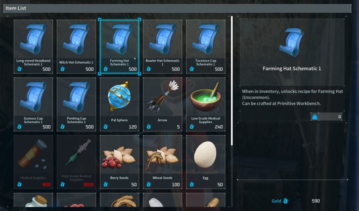 Helmet Schematic 1 in Palworld: Your Ultimate Guide to This Game Feature