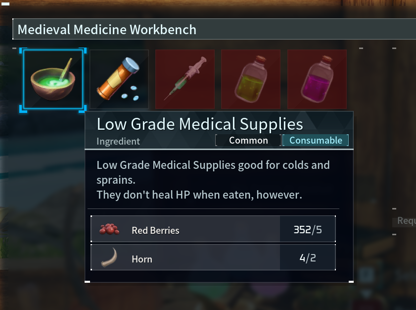 Palworld Low Grade Medical Supplies: A Cure for Your Gameplay Woes?
