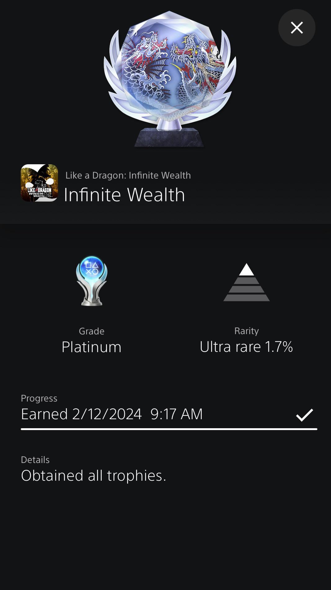 Like a Dragon Infinite Wealth Trophy Guide