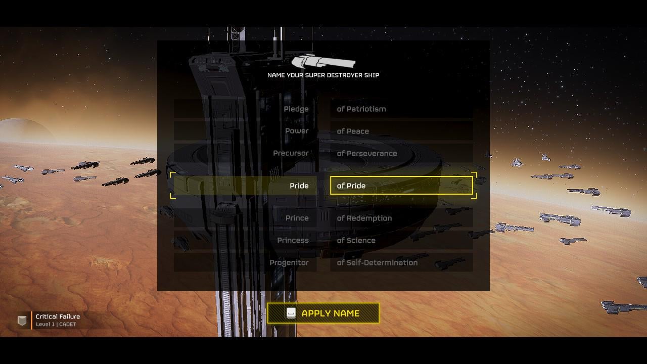 Helldivers Best Ship Names: Fun and Creative Ideas for Your Space Journey