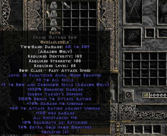 Runes for Faith Bow in Diablo 2: A Comprehensive Guide to Maximizing Your Damage Potential