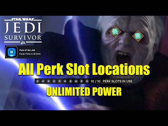 Perk of the Job in Jedi Survivor: The Power of Playable Perks