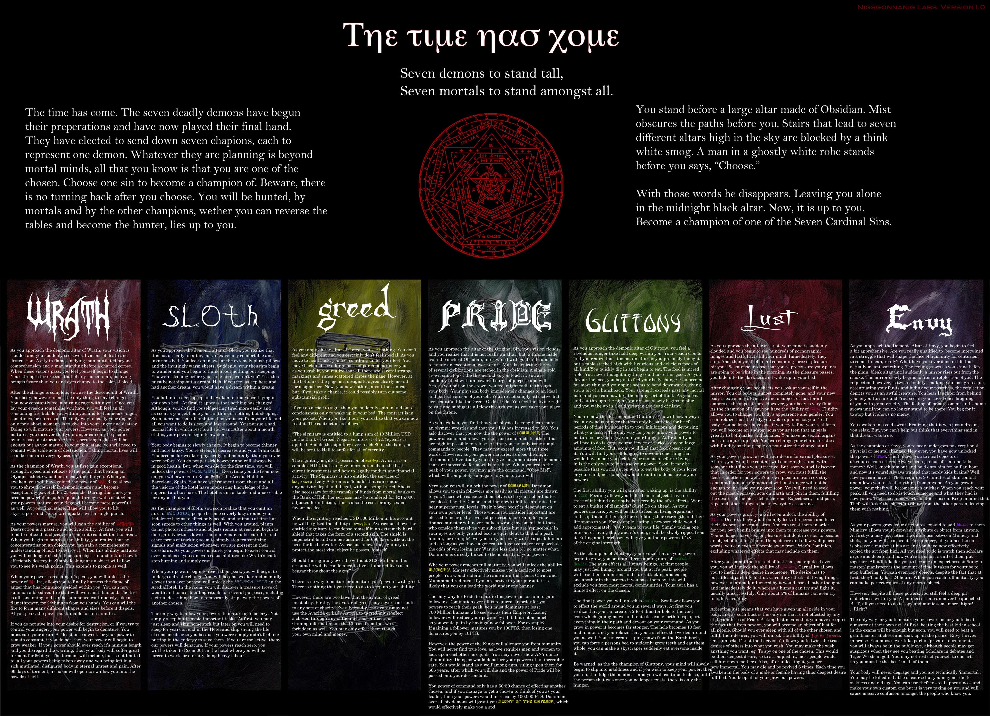 How to Break All 7 Deadly Sins at Once