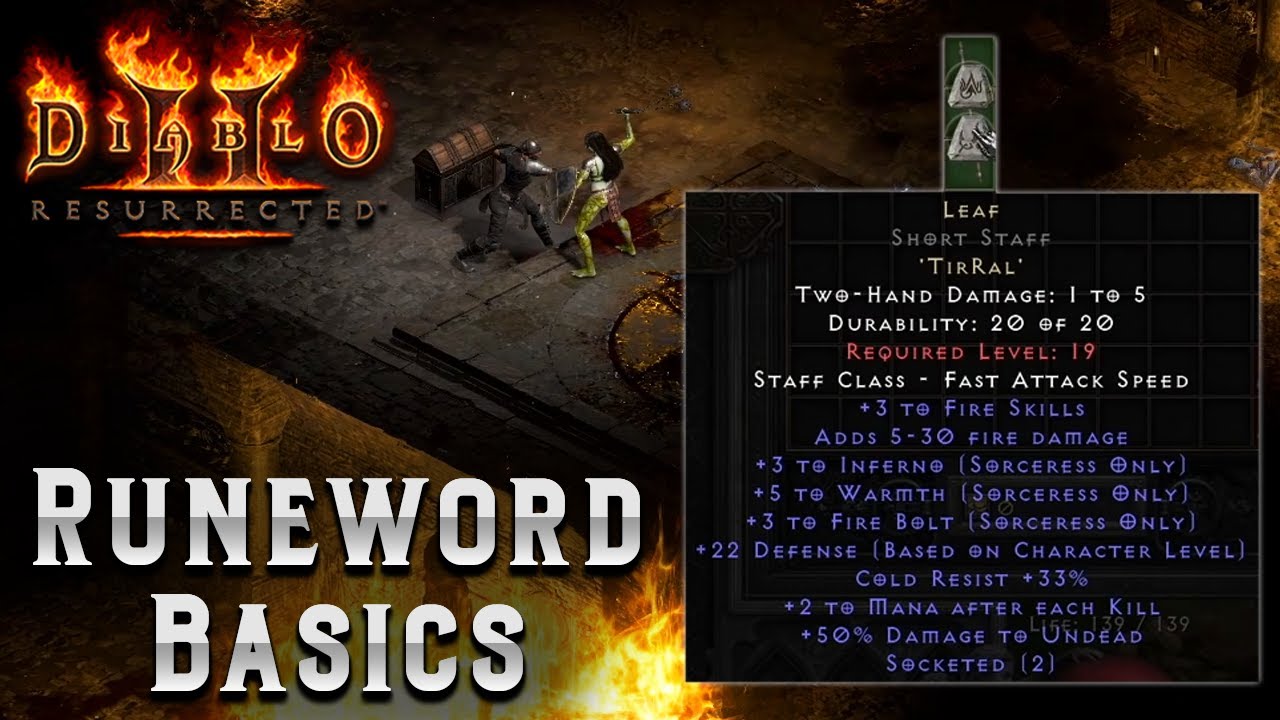 Low Level Runewords in Diablo II: A Beginner's Guide and Community Insight