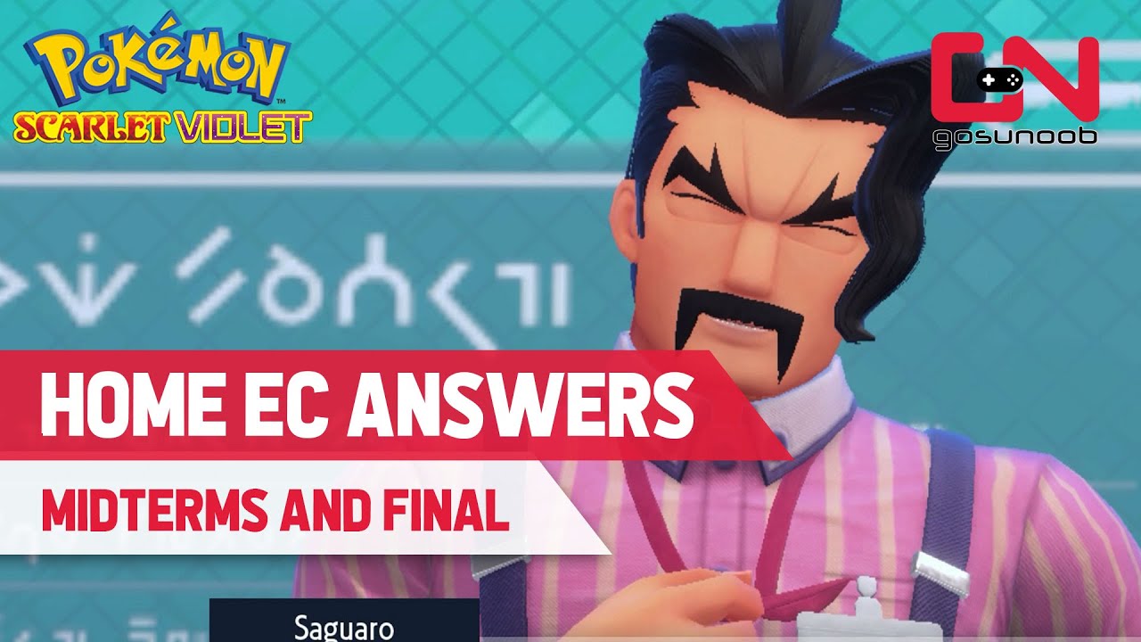 Pokemon Scarlet Home Ec Class Answers: A Fun and Handy Guide for Players
