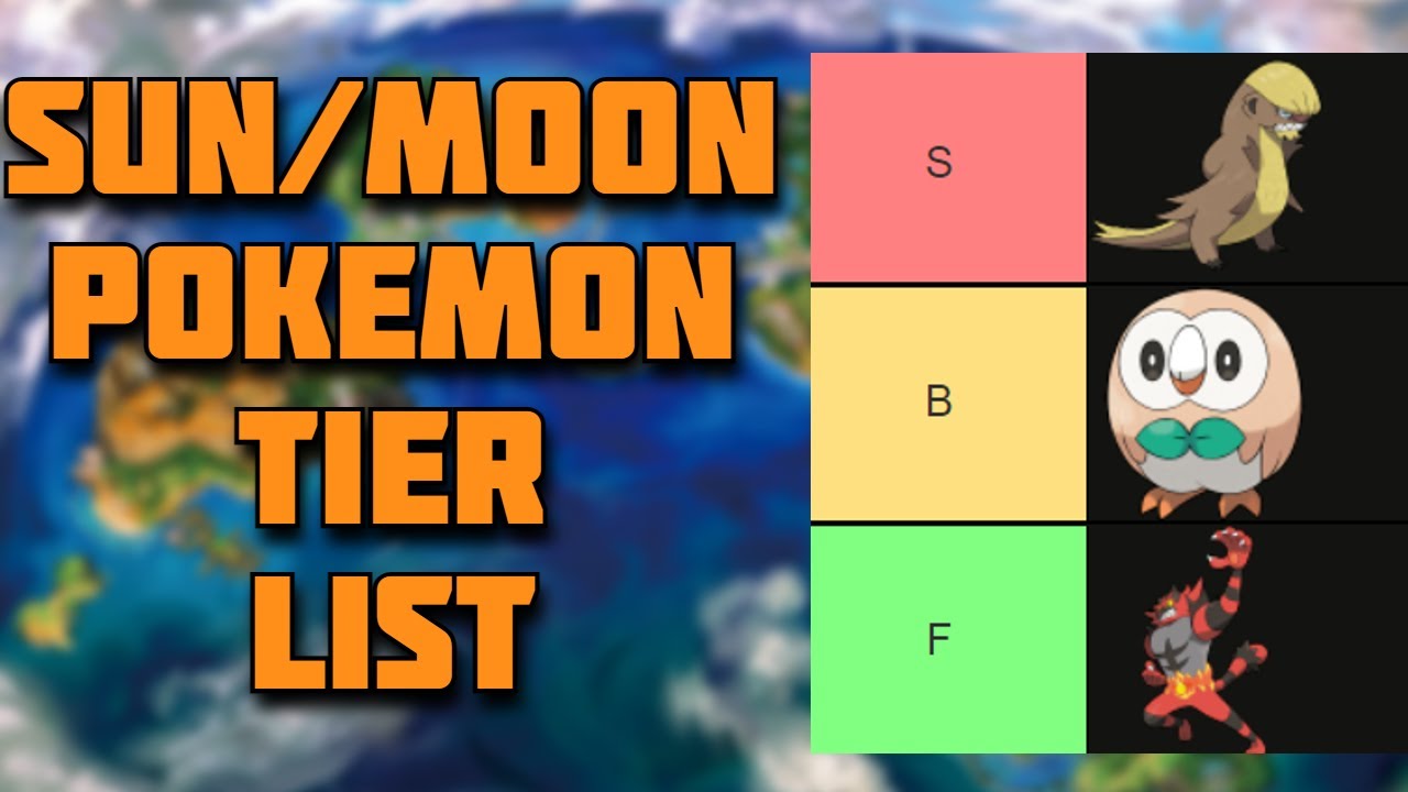 Pokemon Tier List Sun Moon: Which Pokemon Should You Choose for Dominance?