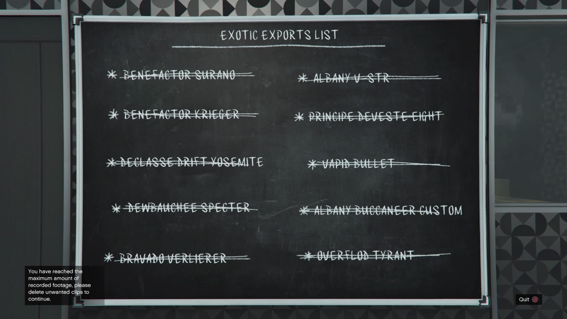 GTA Exotic Exports List: A Complete Guide for Players