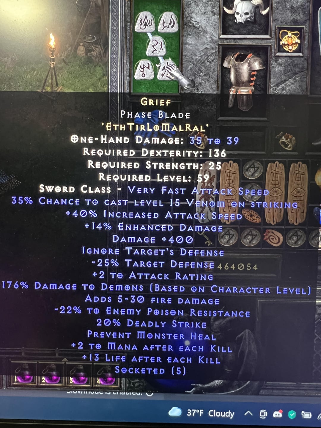 Grief D2 Runeword: The Ultimate Weapon or a Nightmare for Diablo II Players?