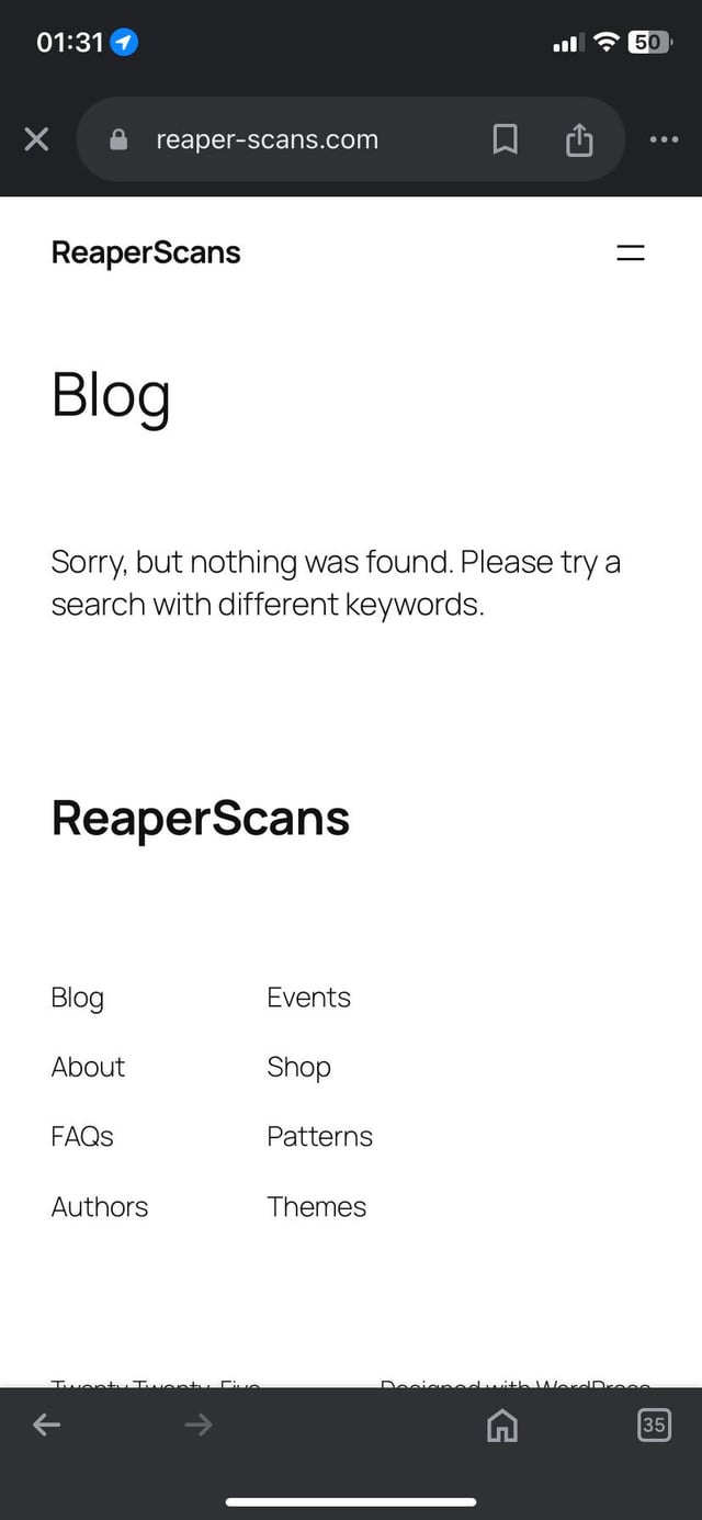 Reaper-Scan Down: A Frustrating Bug or Just a Faded Memory?