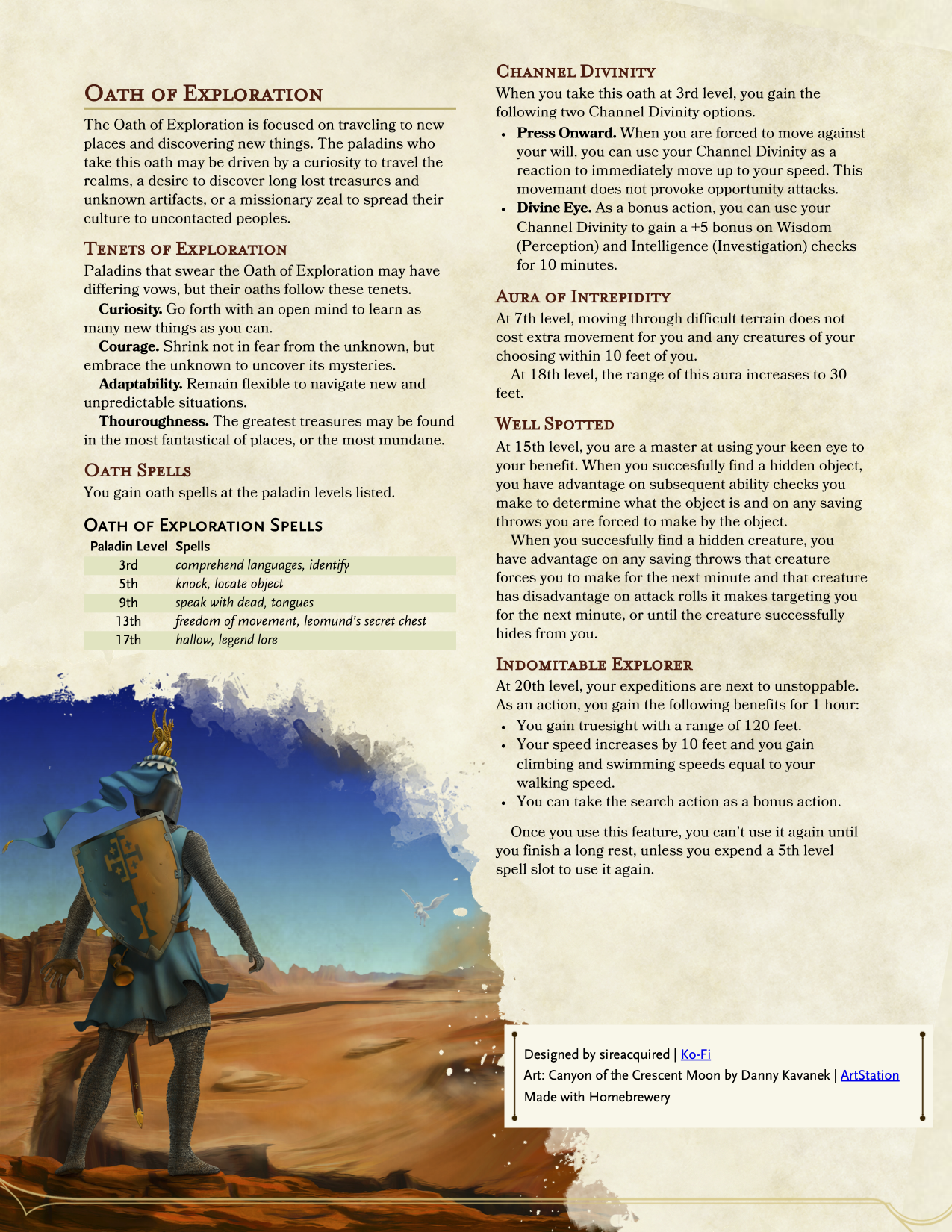 Paladin Oath of Deception: A Heroic Path Less Traveled