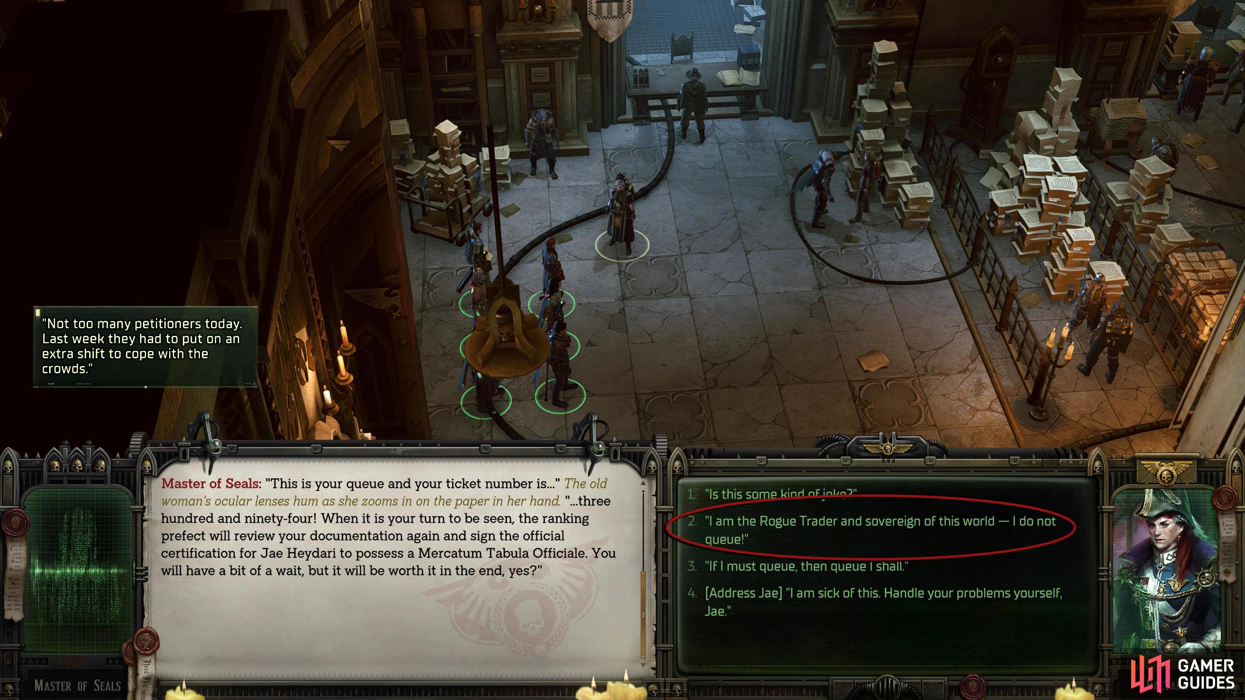 Rogue Trader: Master of Seals - What’s Going Wrong and How to Fix It