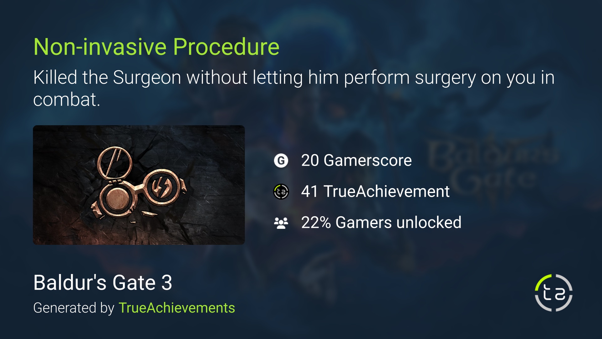Non Invasive Procedure BG3: Solving the Mystery of Game Mechanics