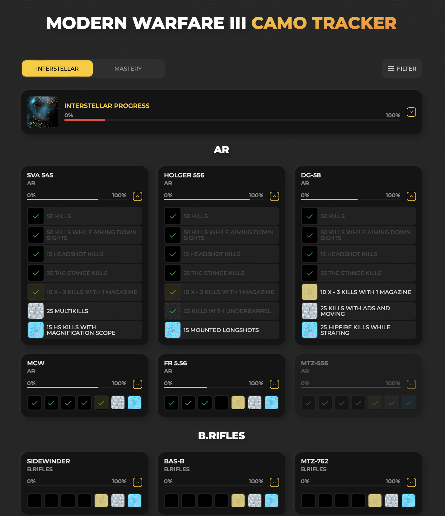 MWIII Camo Tracker: How to Fix and Improve Your Game Experience