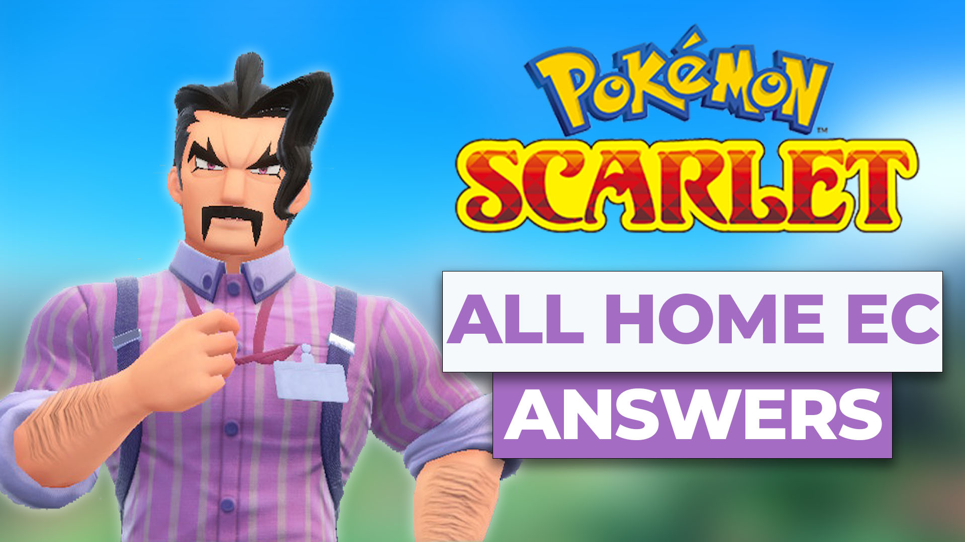 Pokemon Scarlet Home Ec Class Answers: A Fun and Handy Guide for Players