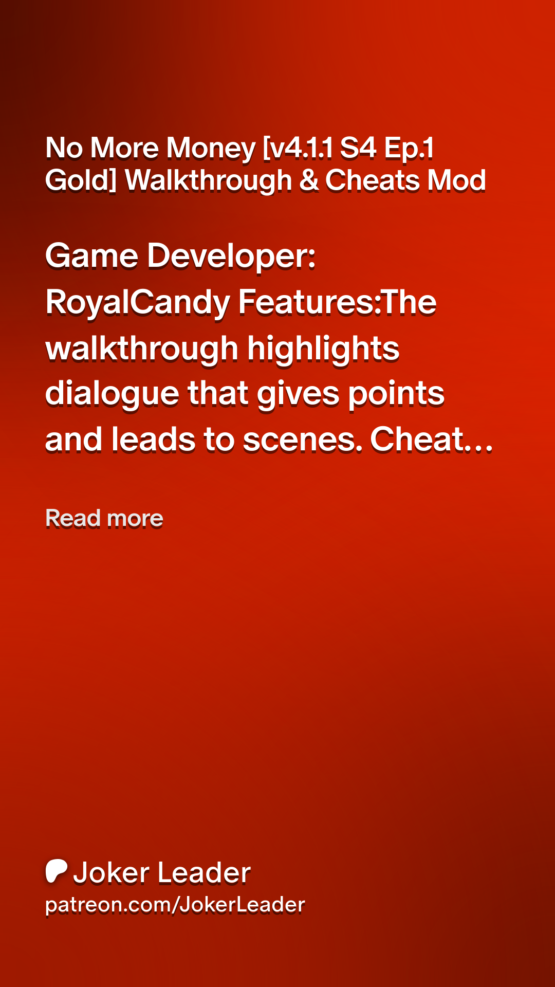 No More Money Walkthrough: How to Overcome the Struggles and Keep Playing