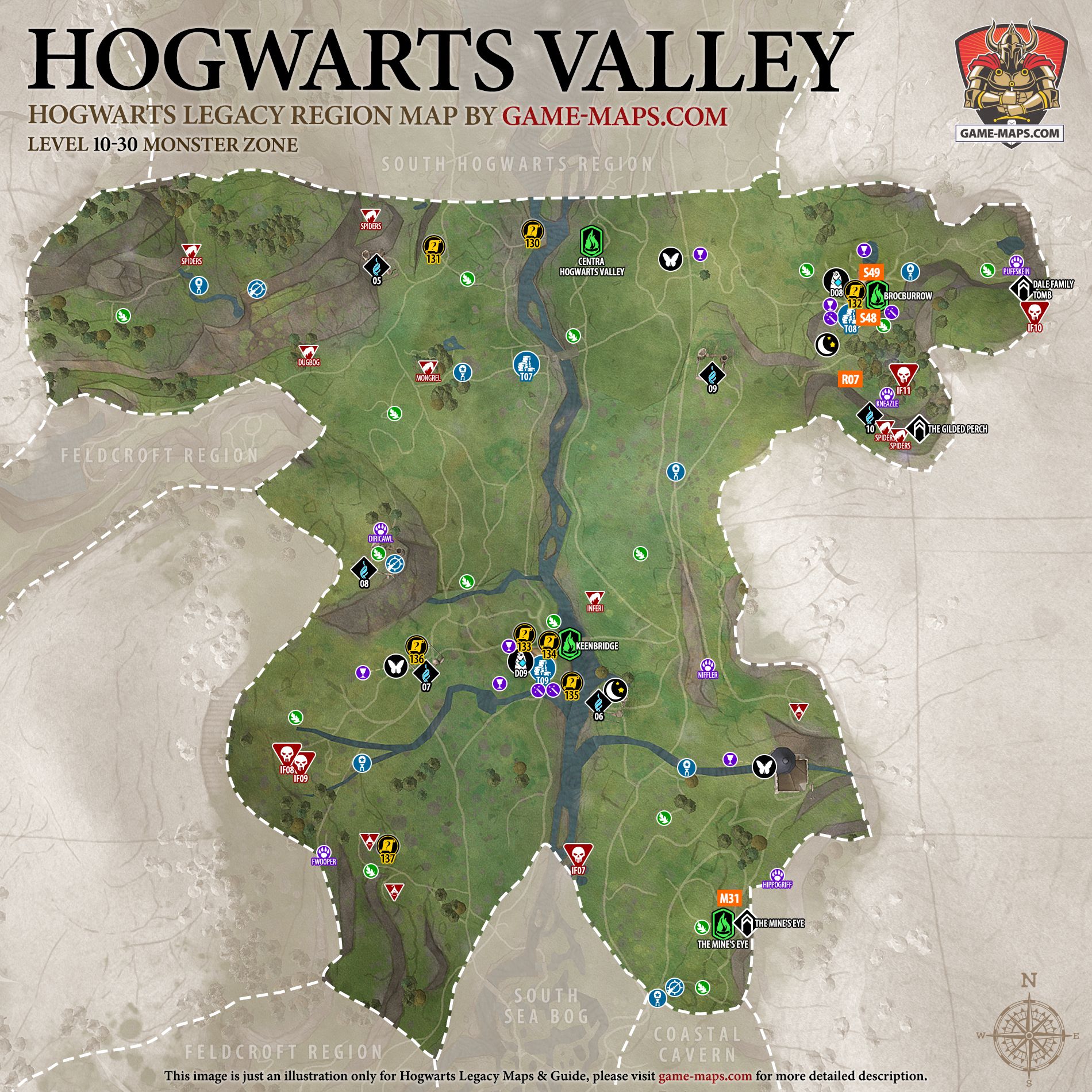 Hogwarts Valley Collection Chests Map: Finding the Hidden Treasures!