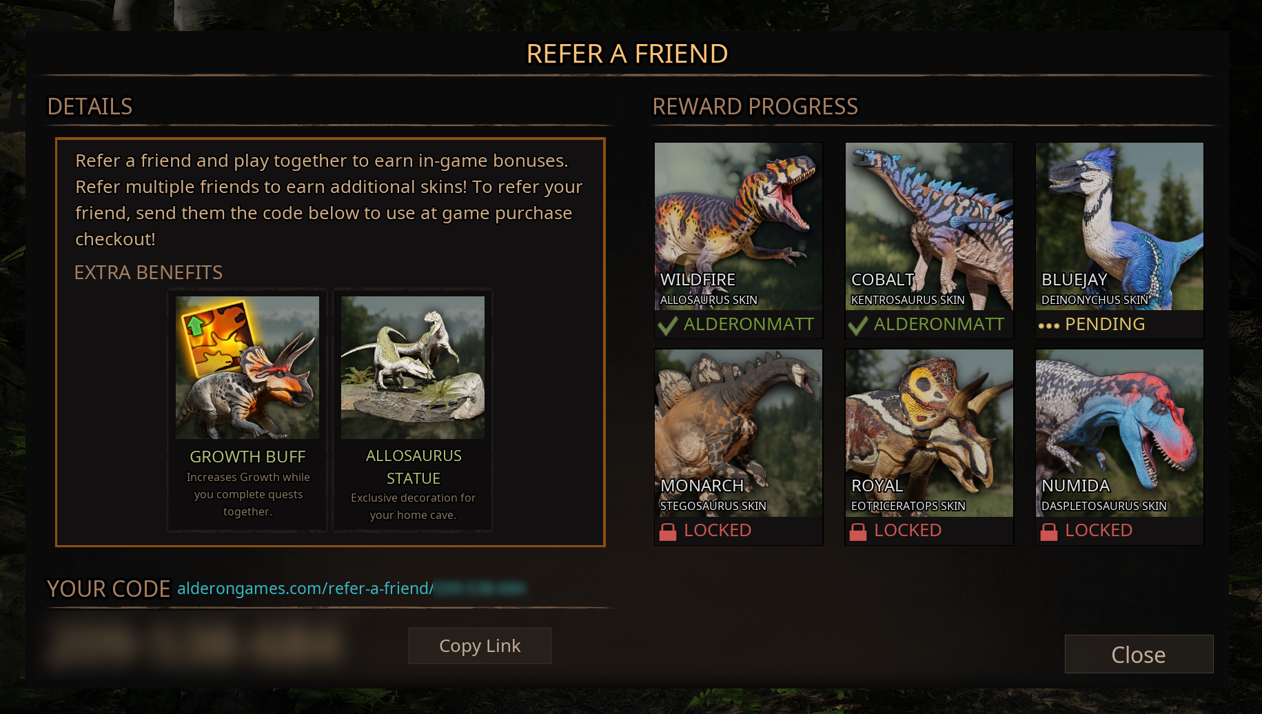 Refer a Friend Path of Titans: Unlock Rewards and Friendship in Dino-Style