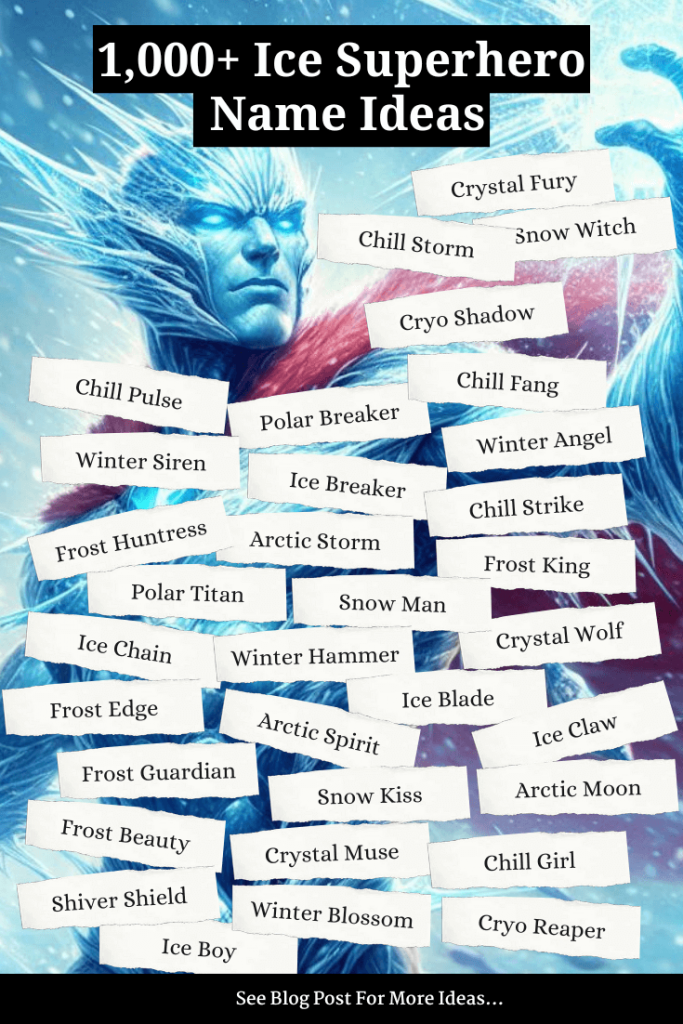 Names for an Ice Sorceress: Creative Ideas and Tips for Your Frozen Hero