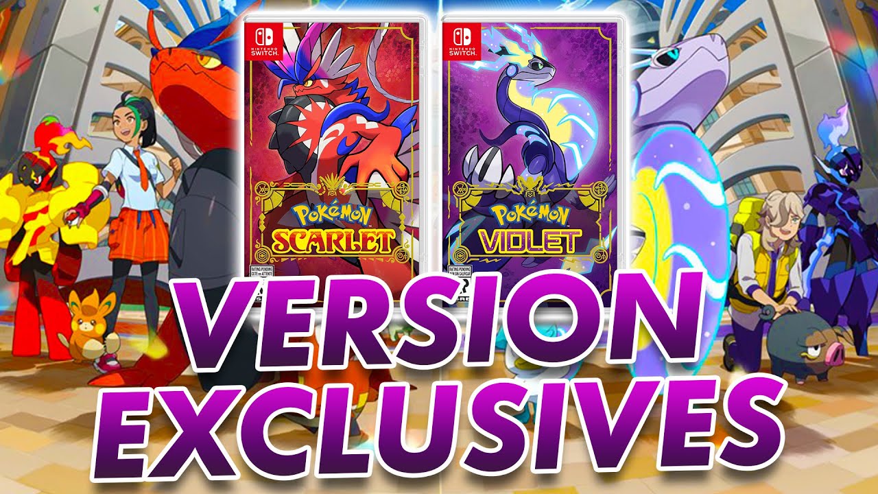 Exploring Pokémon Violet Scarlet Exclusives: What You Need to Know!