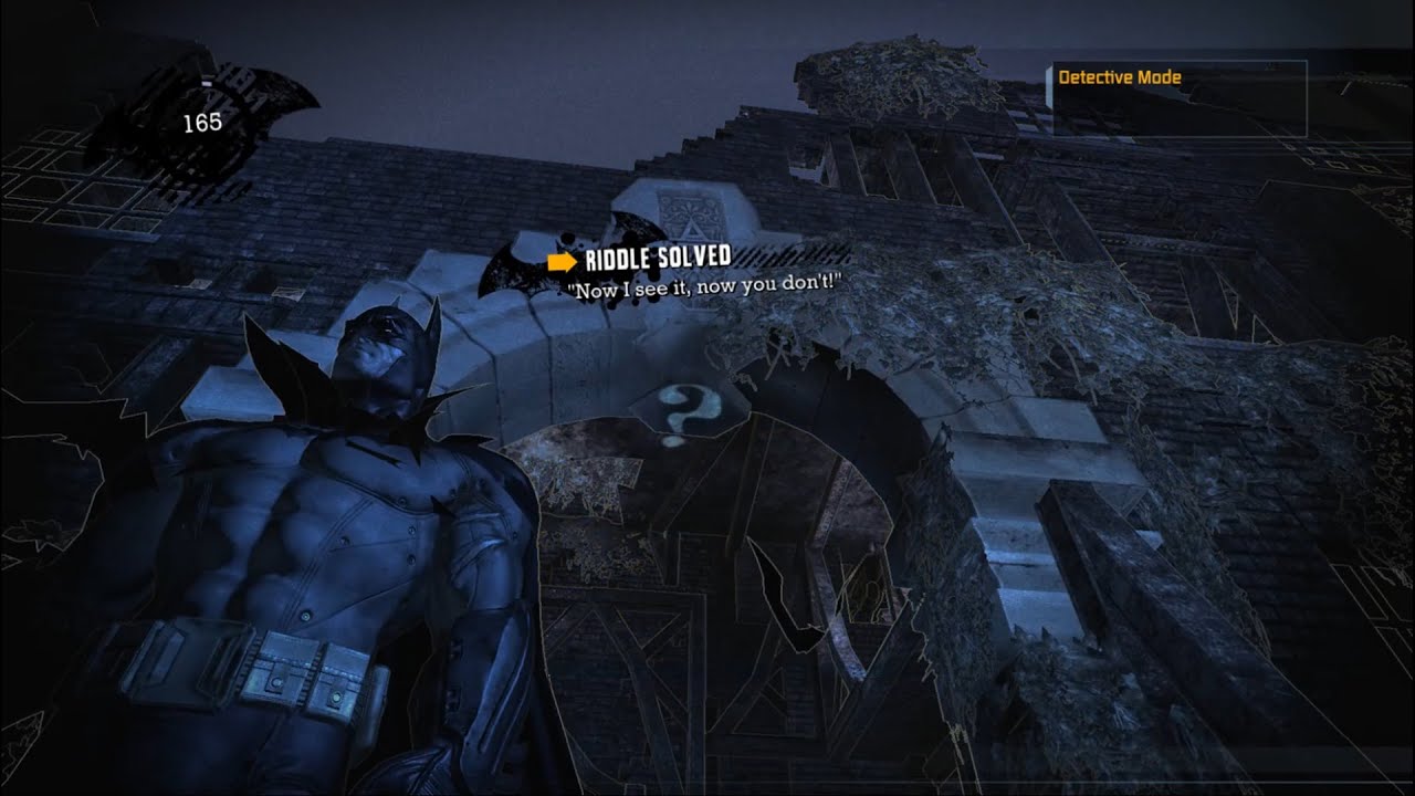 Now I See It Now You Don’t: Arkham North’s Mysterious Puzzle in Batman: Arkham Asylum