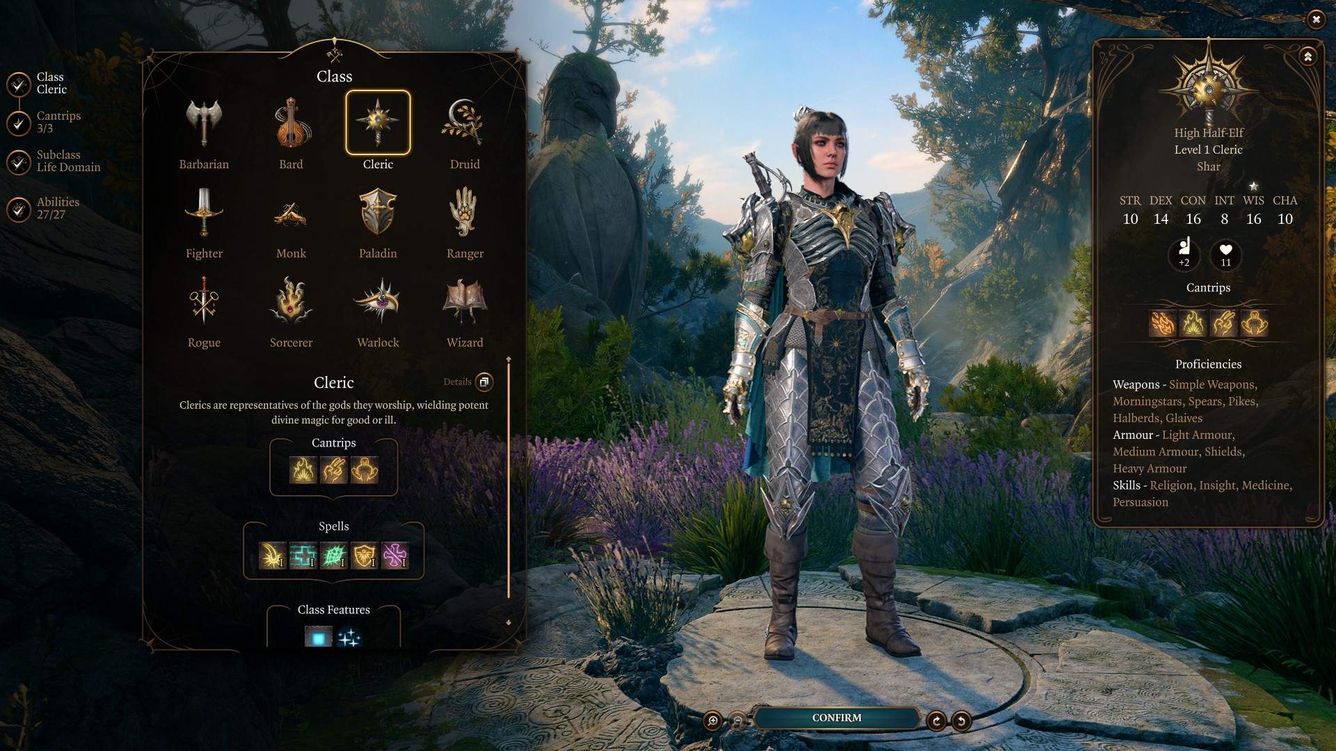 Shadowheart as a Light Cleric in Baldur's Gate 3: A Detailed Guide to Mastering Healing and Support