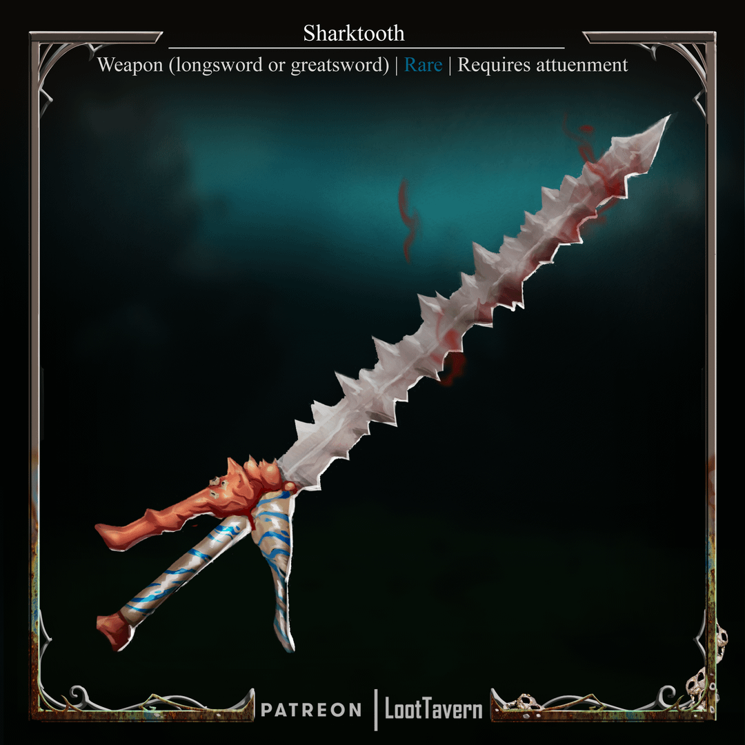 Sharktooth Sword: The Legendary Weapon in Gaming Lore and Beyond