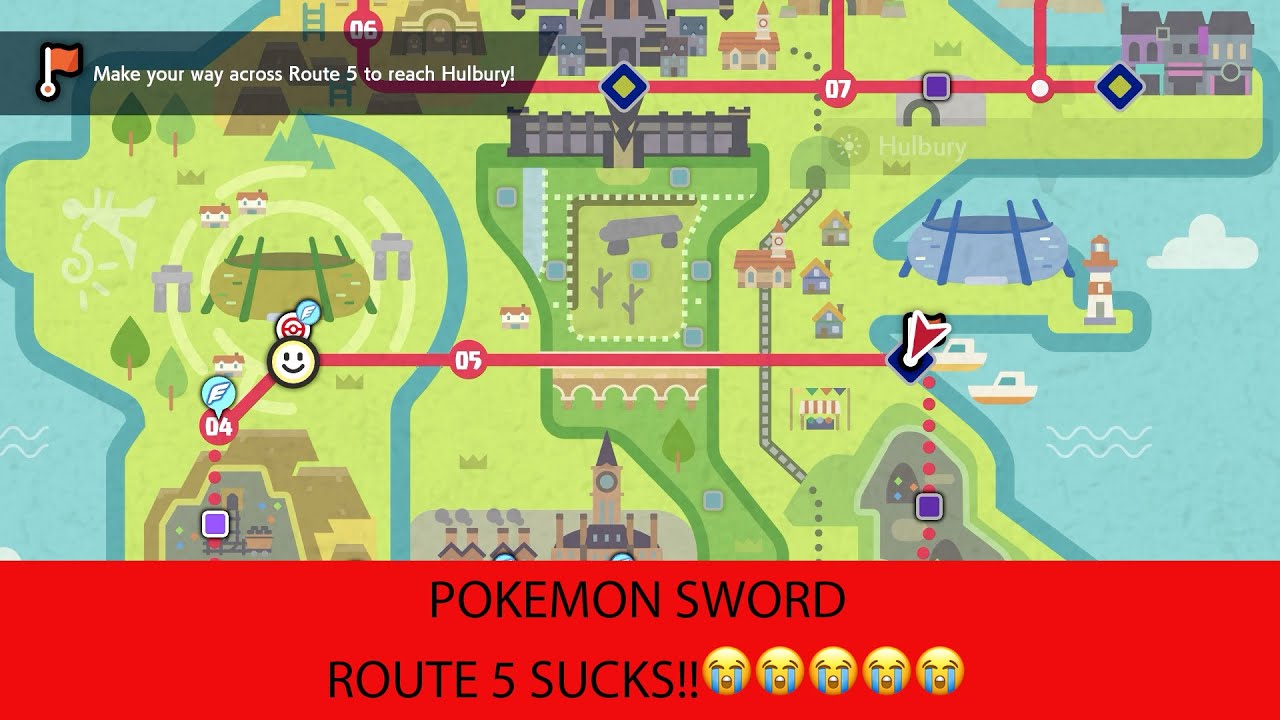 Exploring Route 5 in Pokémon Sword: A Journey Through the Wild Area