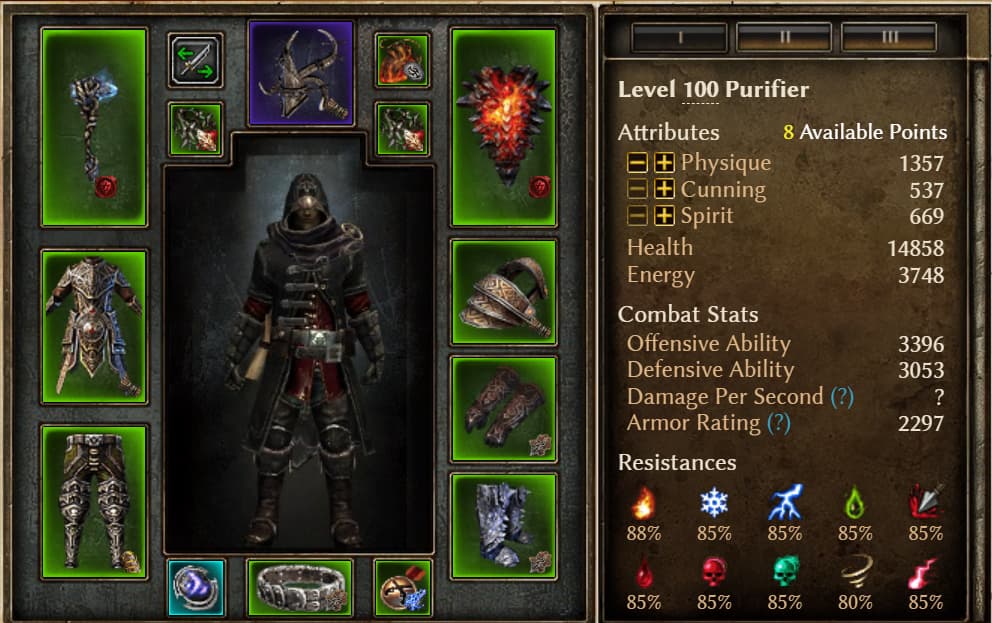 Grim Dawn Purifier Leveling Guide