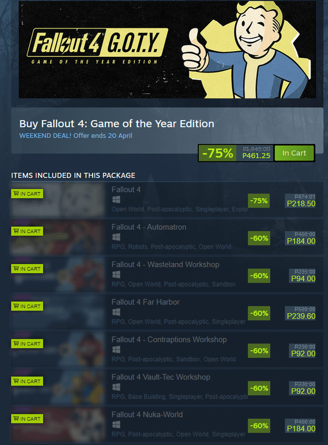 How Much Does Fallout 4 DLC Cost?