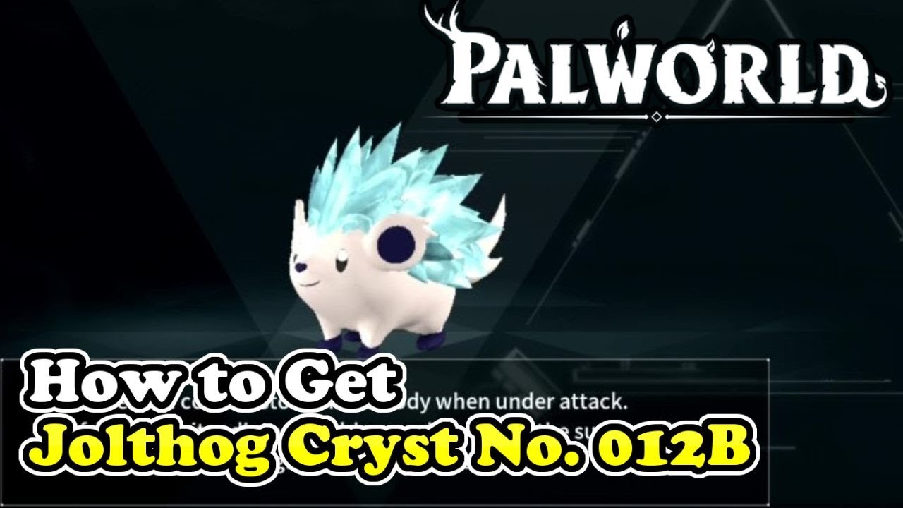 Palworld Jolthog Cryst Location: A Quest for Crystals and the Adventures Along the Way
