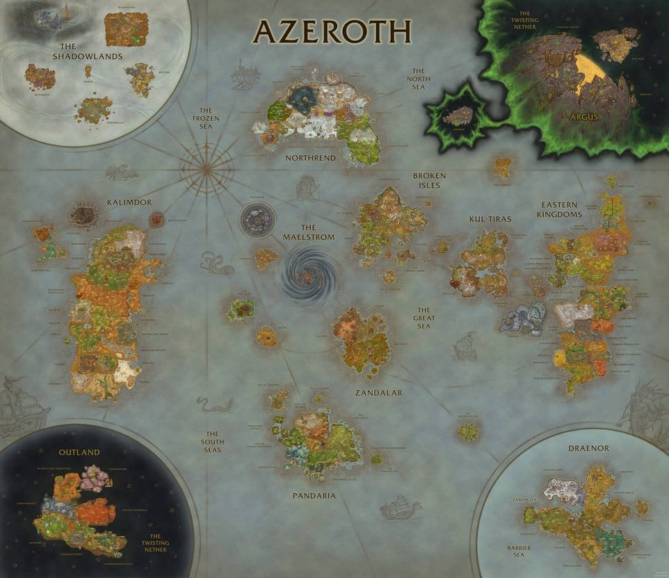 Exploring the Shadowlands Map: A Comprehensive Guide to the Afterlife Realms in World of Warcraft