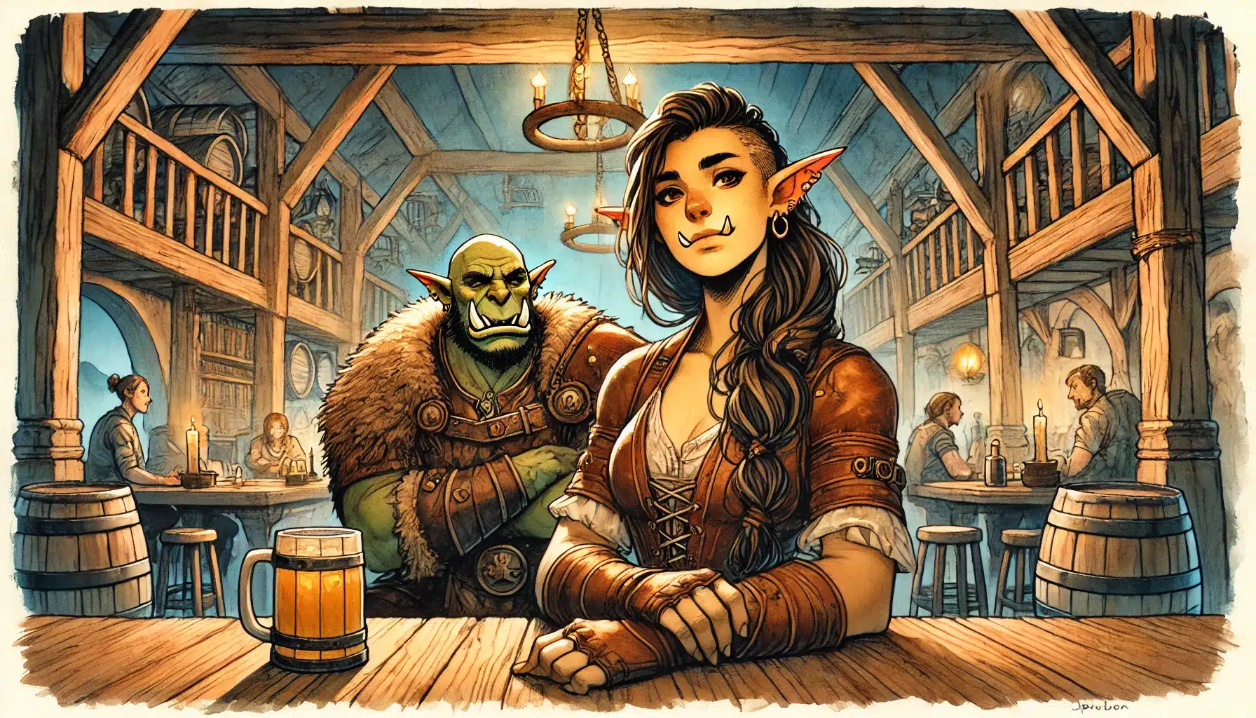 Half Orc Pathfinder: The Unique Journey of a Half Orc Adventurer