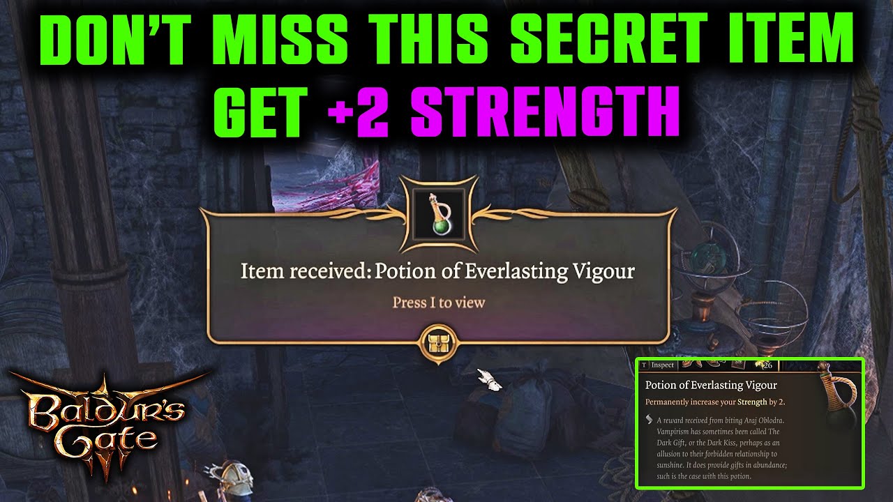 Items That Increase Strength BG3: How to Get Stronger in Baldur's Gate 3