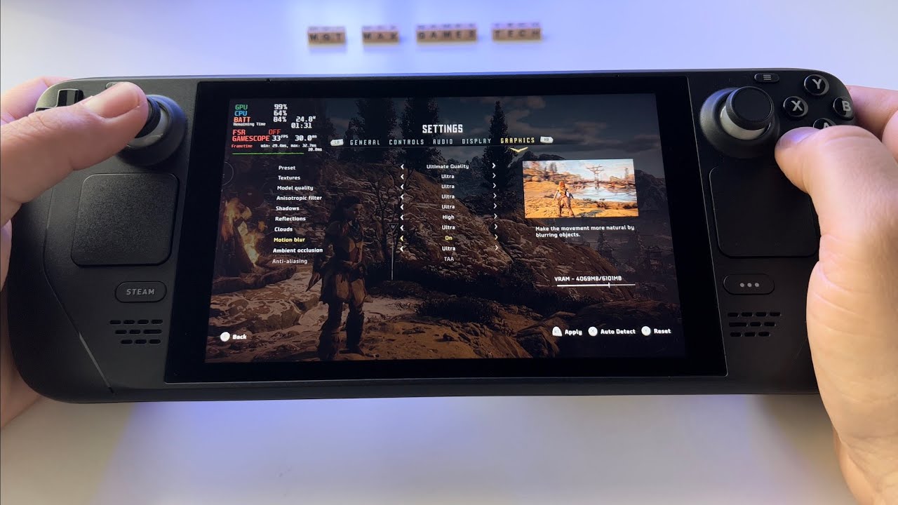 Horizon Zero Dawn Steam Deck Settings: How to Make it Work for You