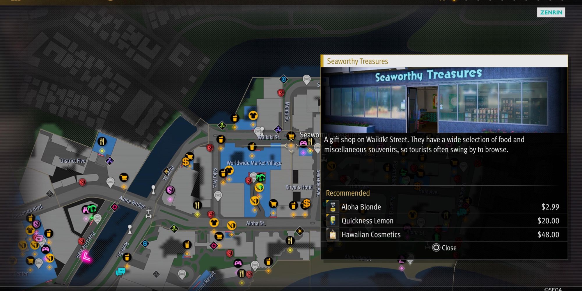 Like a Dragon Infinite Wealth Gift Locations
