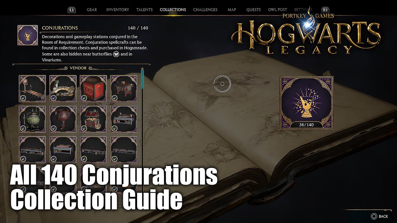 Hogwarts Legacy Conjuration Collection List: A Complete Guide for Players