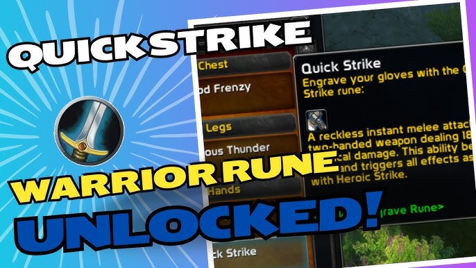Rune of Quick Strike: The Ultimate Guide to Mastering Speed in Combat