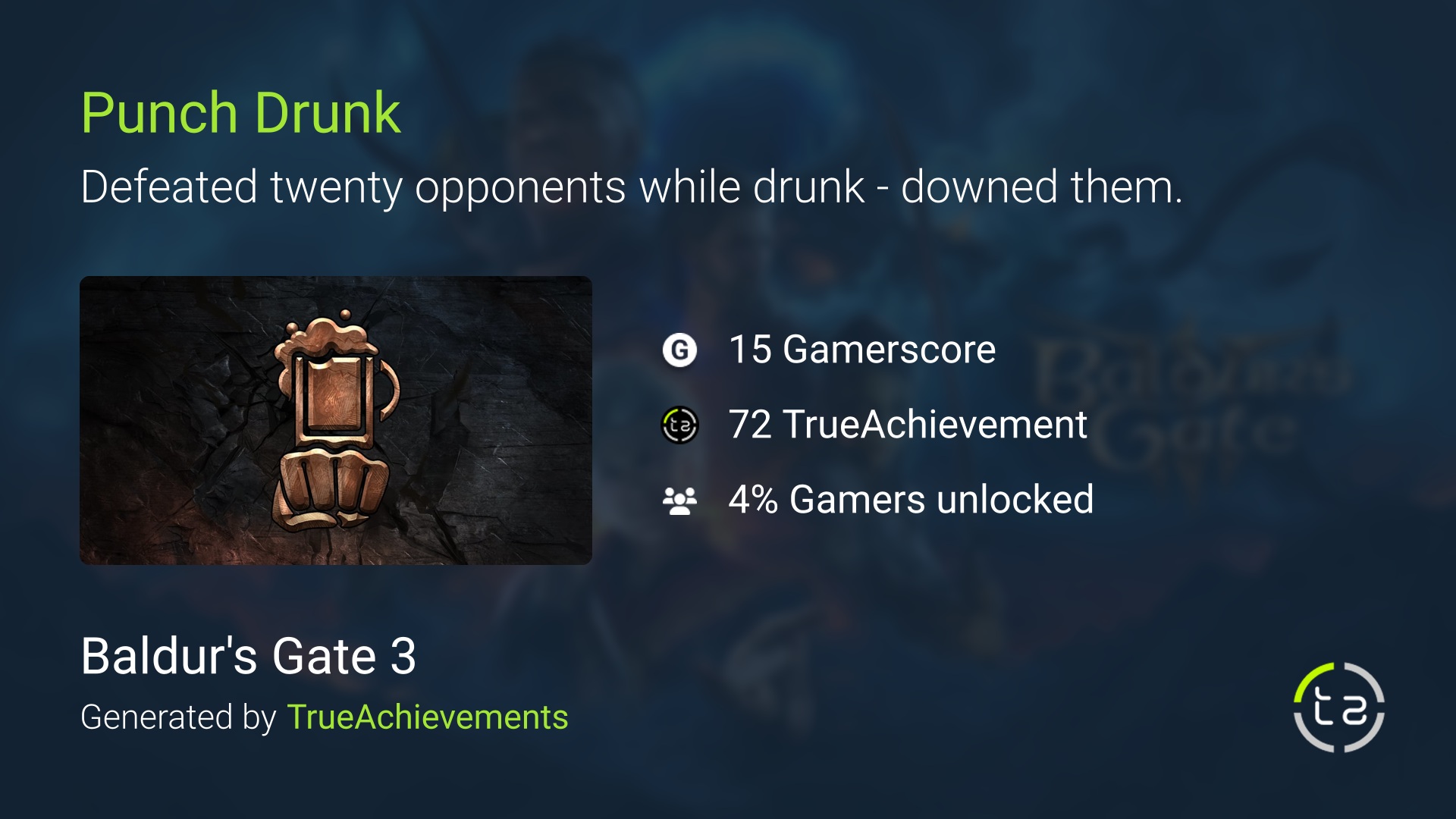 Punch Drunk Achievement BG3: How to Tackle This Hilarious Yet Elusive Achievement