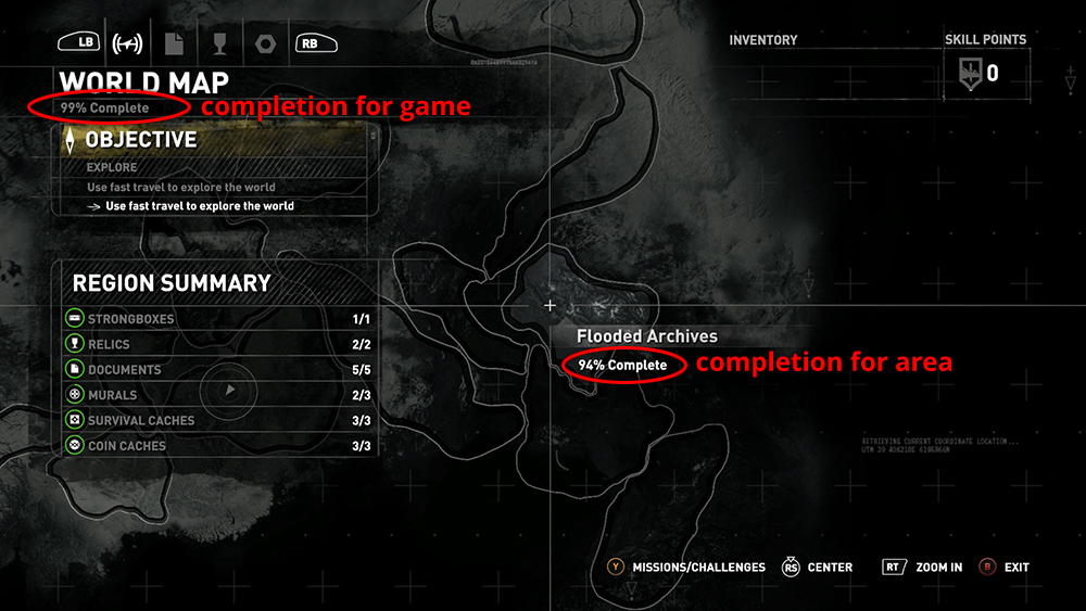 Rise of the Tomb Raider 100% Completion Still Missing Coins: The Unsolvable Mystery