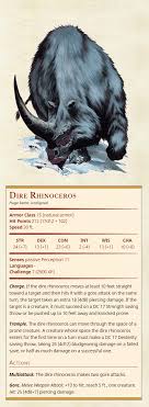 Unleashing the Beast: A Deep Dive into Rhino 5e in Gaming