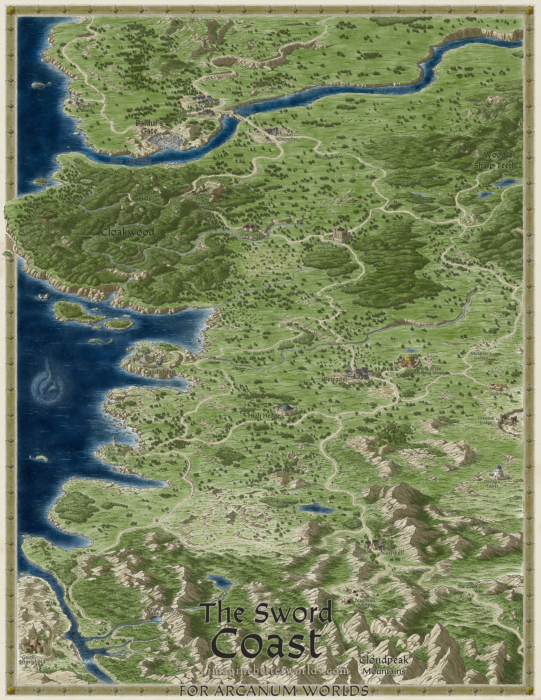 Sword Coast in Baldur's Gate 3: Exploring the Richness of a Legendary World