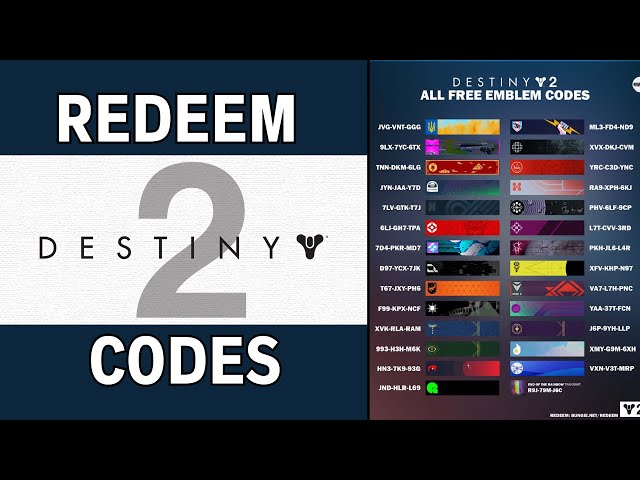 Redeem Code for Destiny 2: The Ultimate Guide to Unlocking Your Free Loot