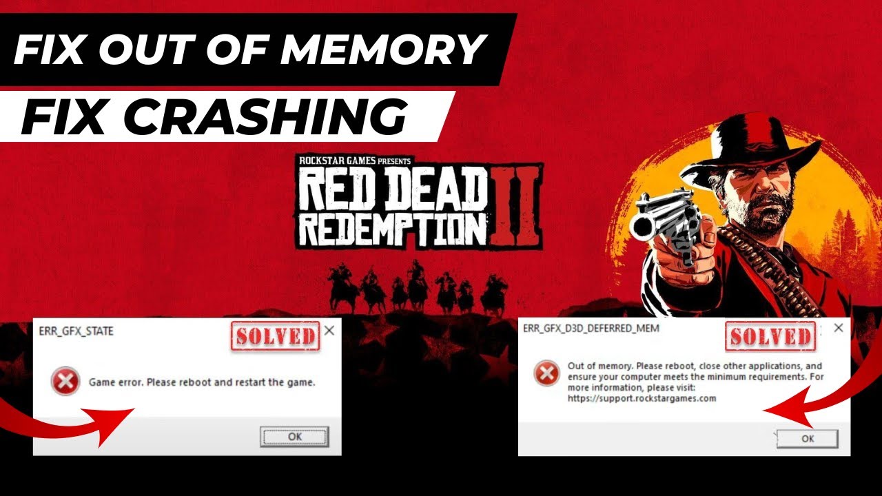 RDR2 Memory Issues: How to Fix Slowdowns and Crashes in Rockstar's Epic Wild West Adventure