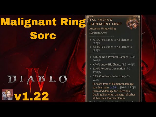 Diablo 4 Where to Get Tal Rasha Ring