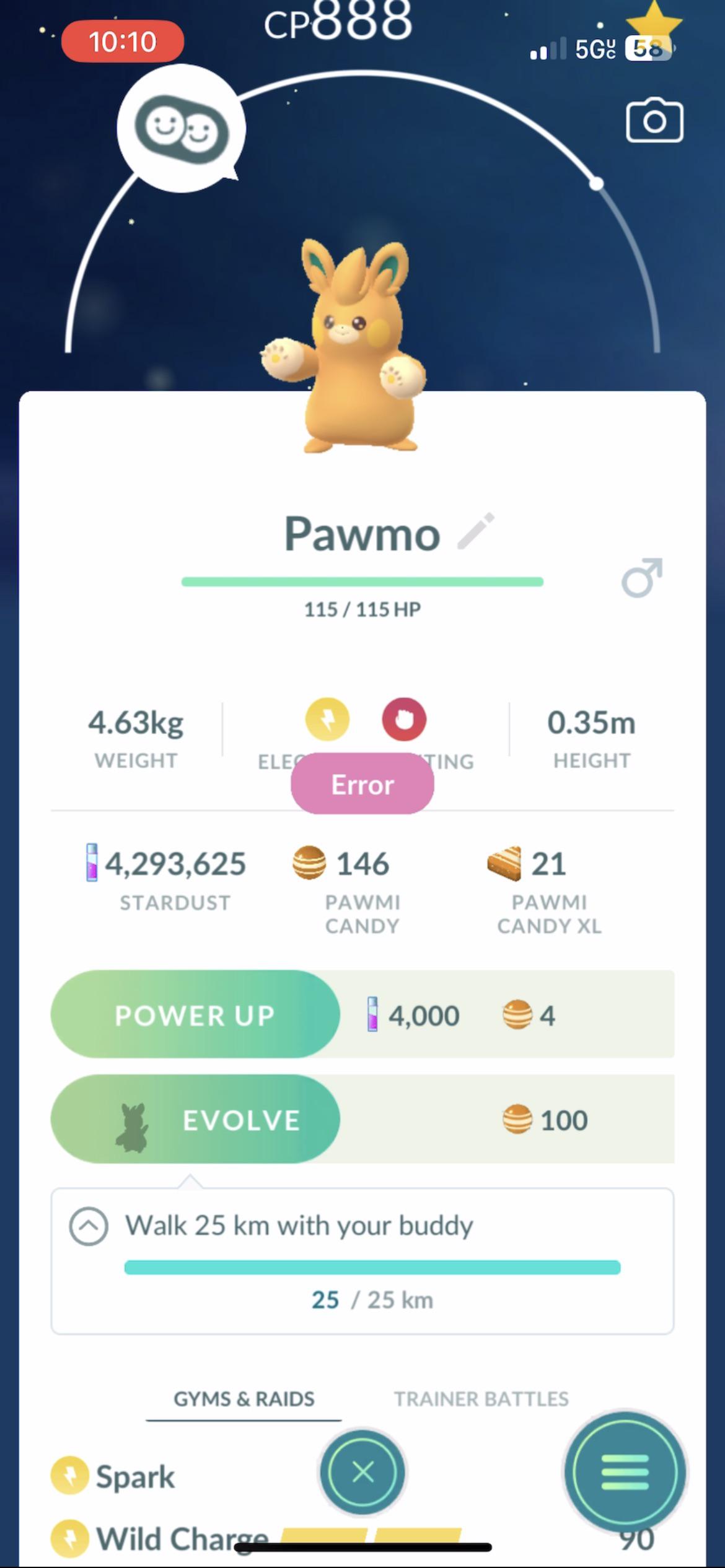 Can't Evolve Pawmo: What’s Happening and How to Fix It