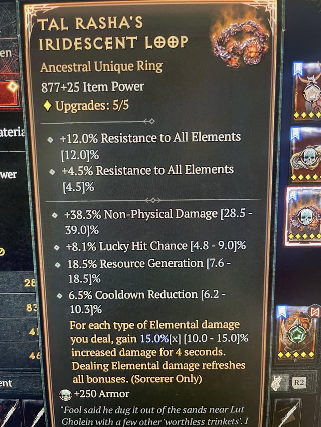 Diablo 4 Where to Get Tal Rasha Ring
