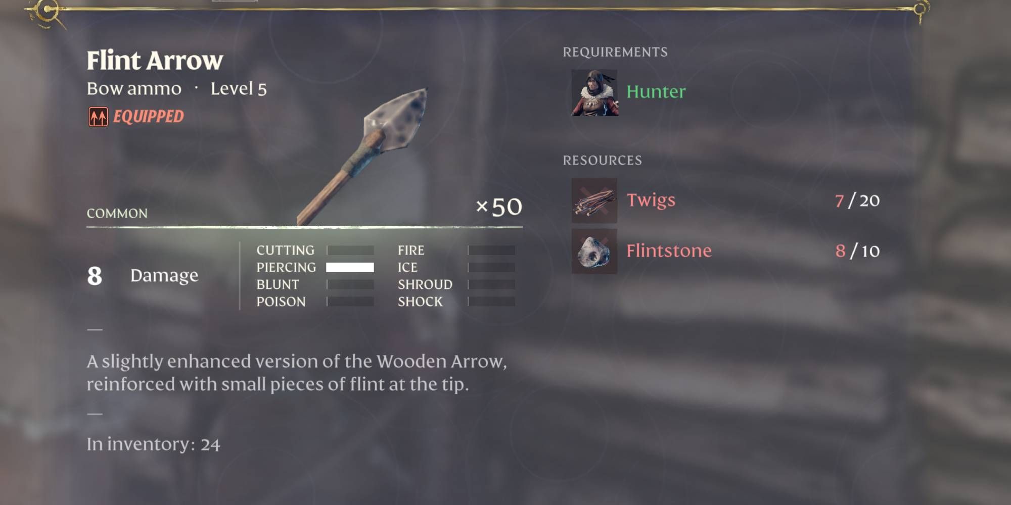 Enshrouded Flint Arrows: The Hidden Mystery of Your Arrows