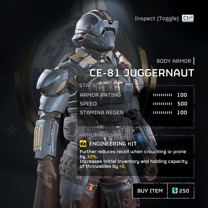 CE-81 Juggernaut Armor: A Heavy Problem or the Ultimate Solution?