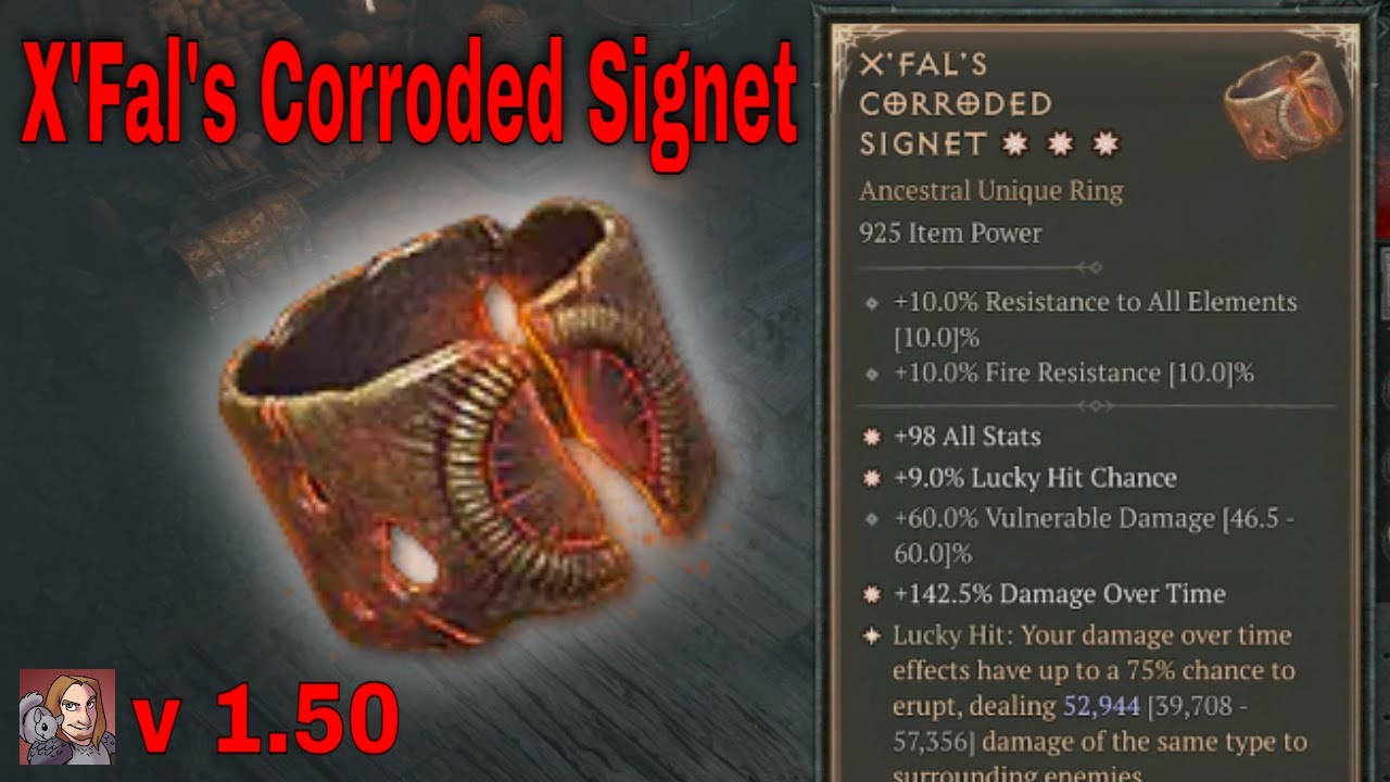 Diablo 4 X'Fal's Corroded Signet: The Problem and Solutions You Need to Know
