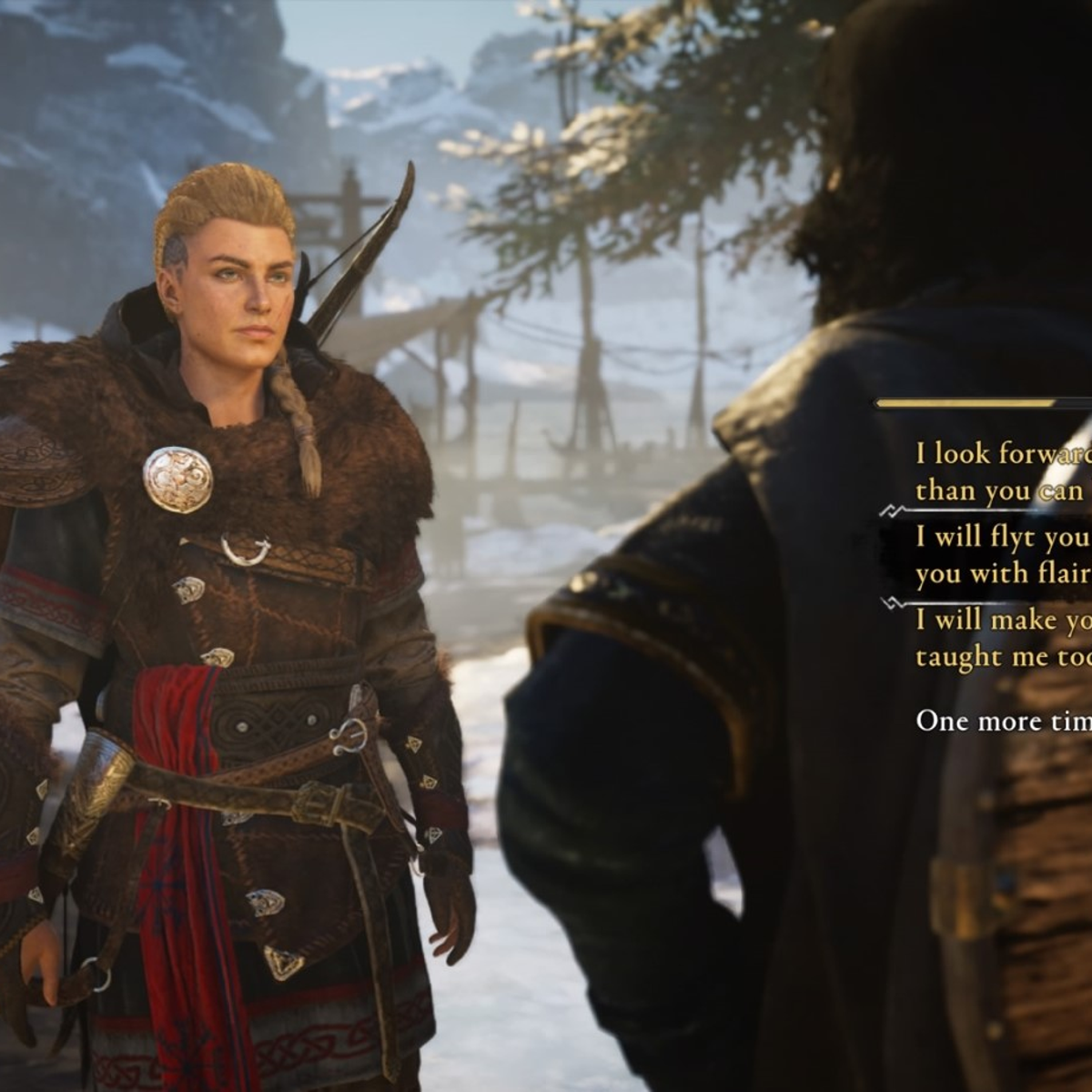 Flyting Herald in AC Valhalla: The Ultimate Battle of Words